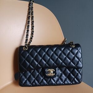 Black Quilted Crossbody Bag